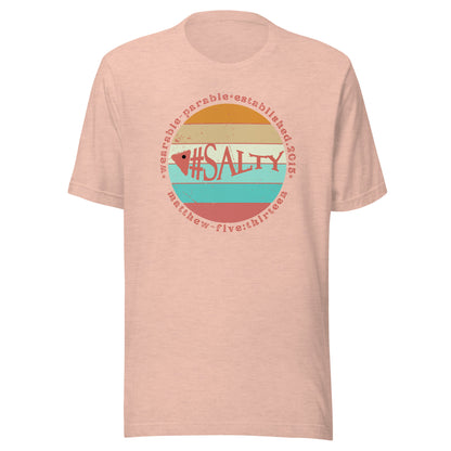 #Salty short sleeve t-shirt heather prism peach