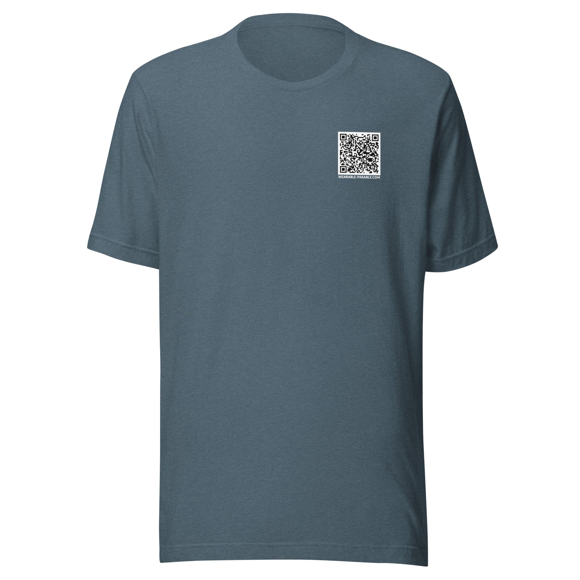 I Ain't From Around Here t-shirt front heather slate