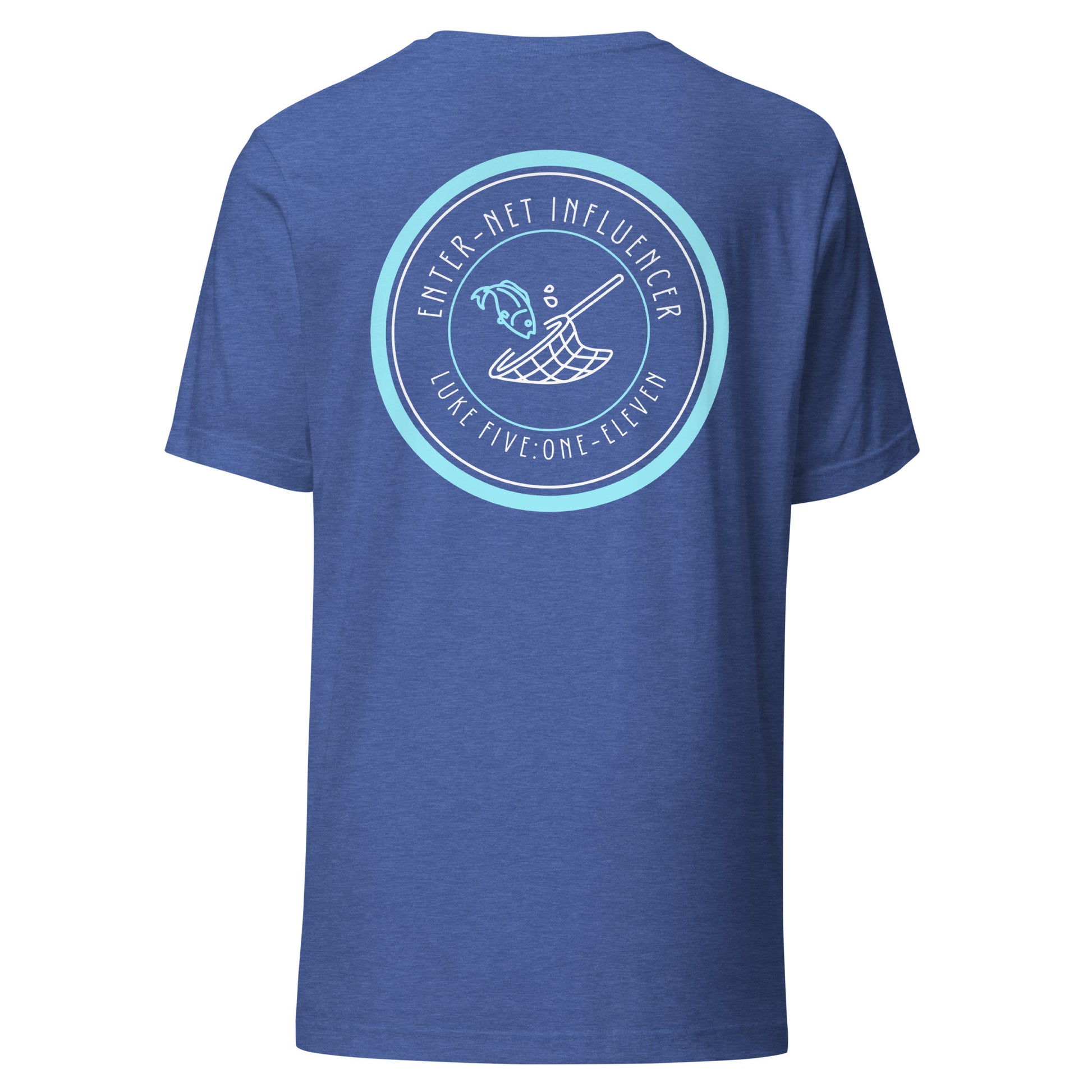 Enter-Net Influencer short sleeve t-shirt heather true royal