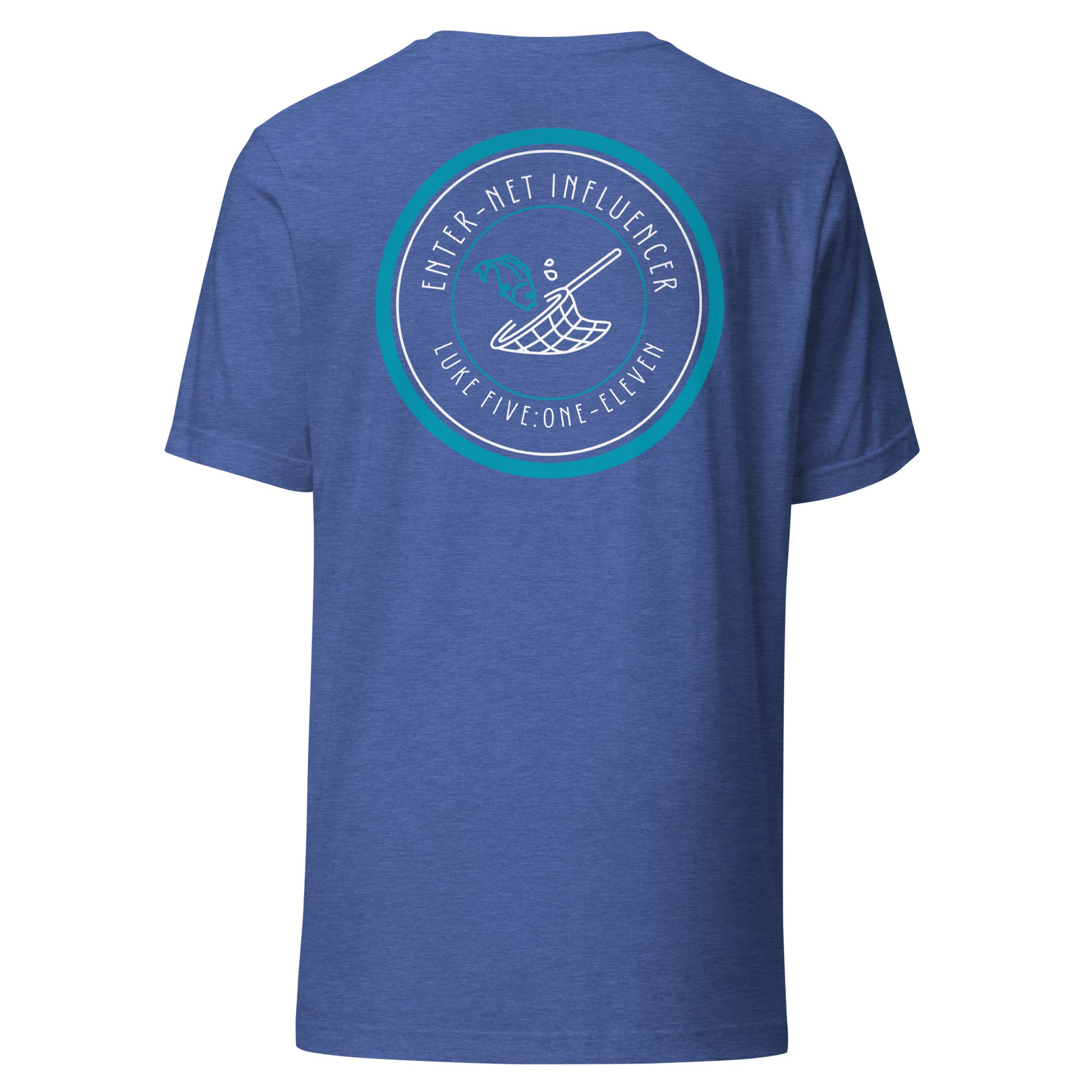 Enter-Net Influencer short sleeve t-shirt heather true royal