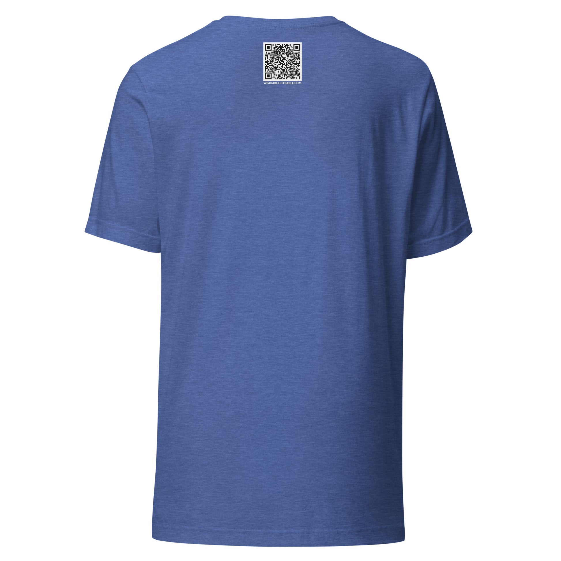 Thirsty t-shirt back heather royal blue