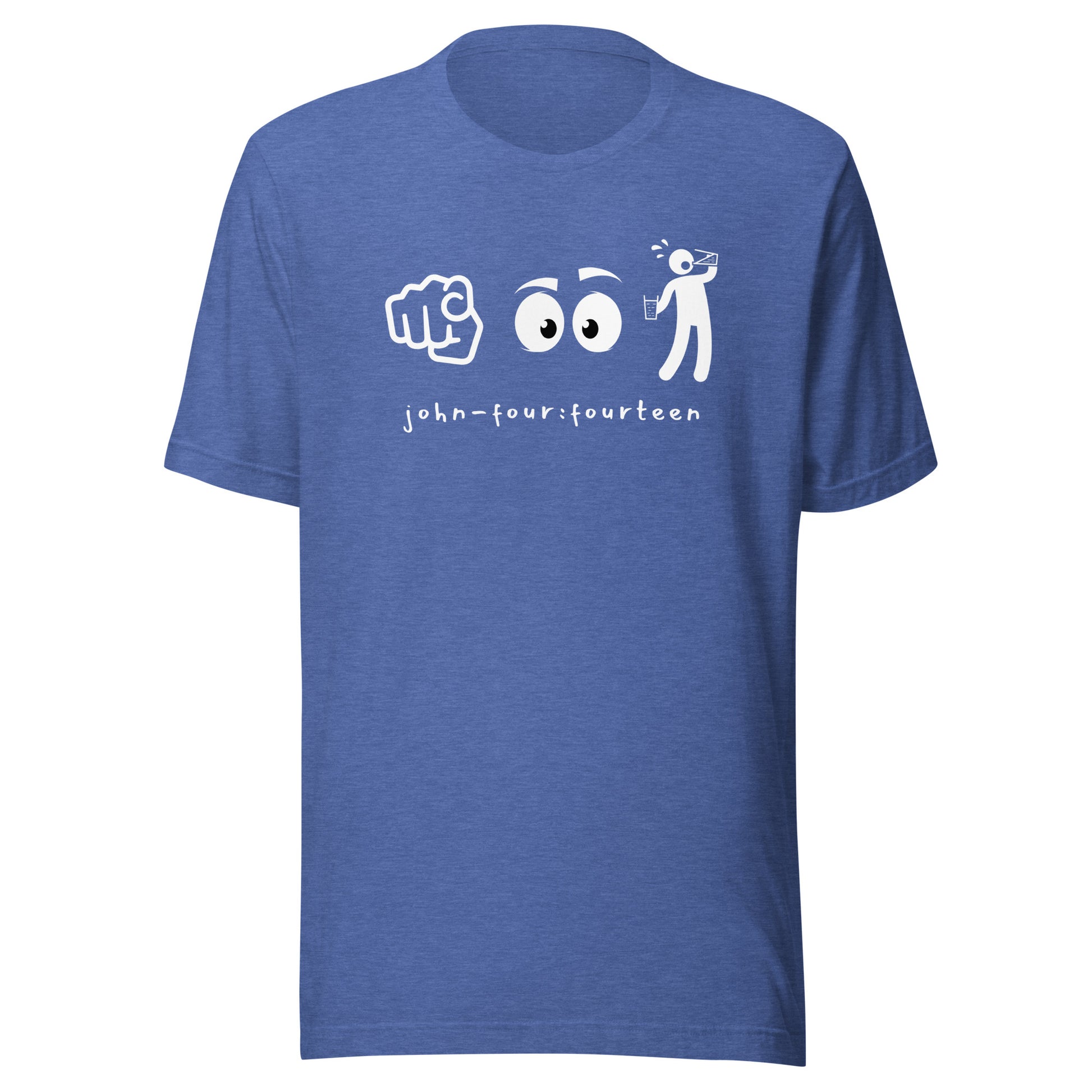 You Look Thirsty short sleeve t-shirt heather true royal