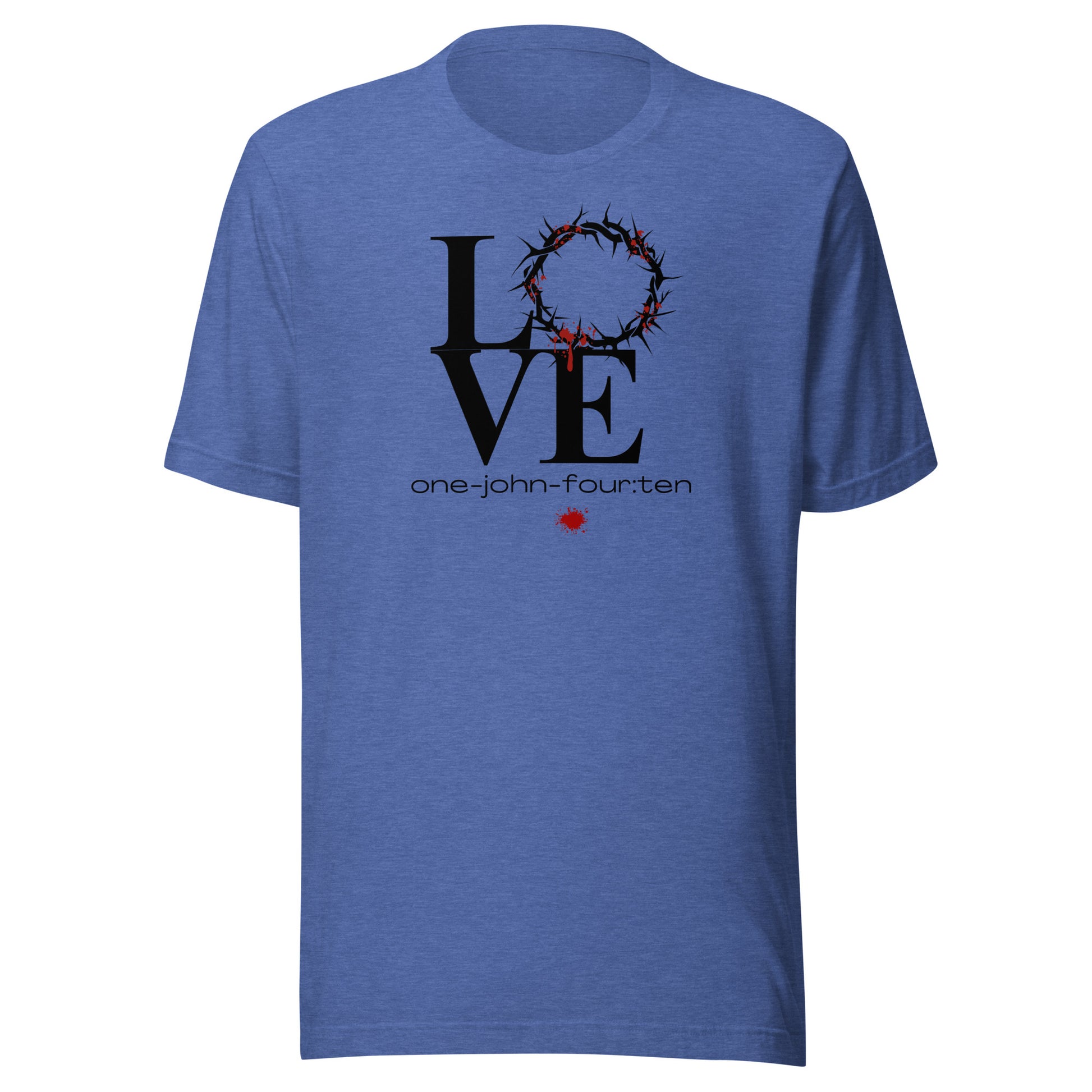 This is Love short sleeve t-shirt heather true royal