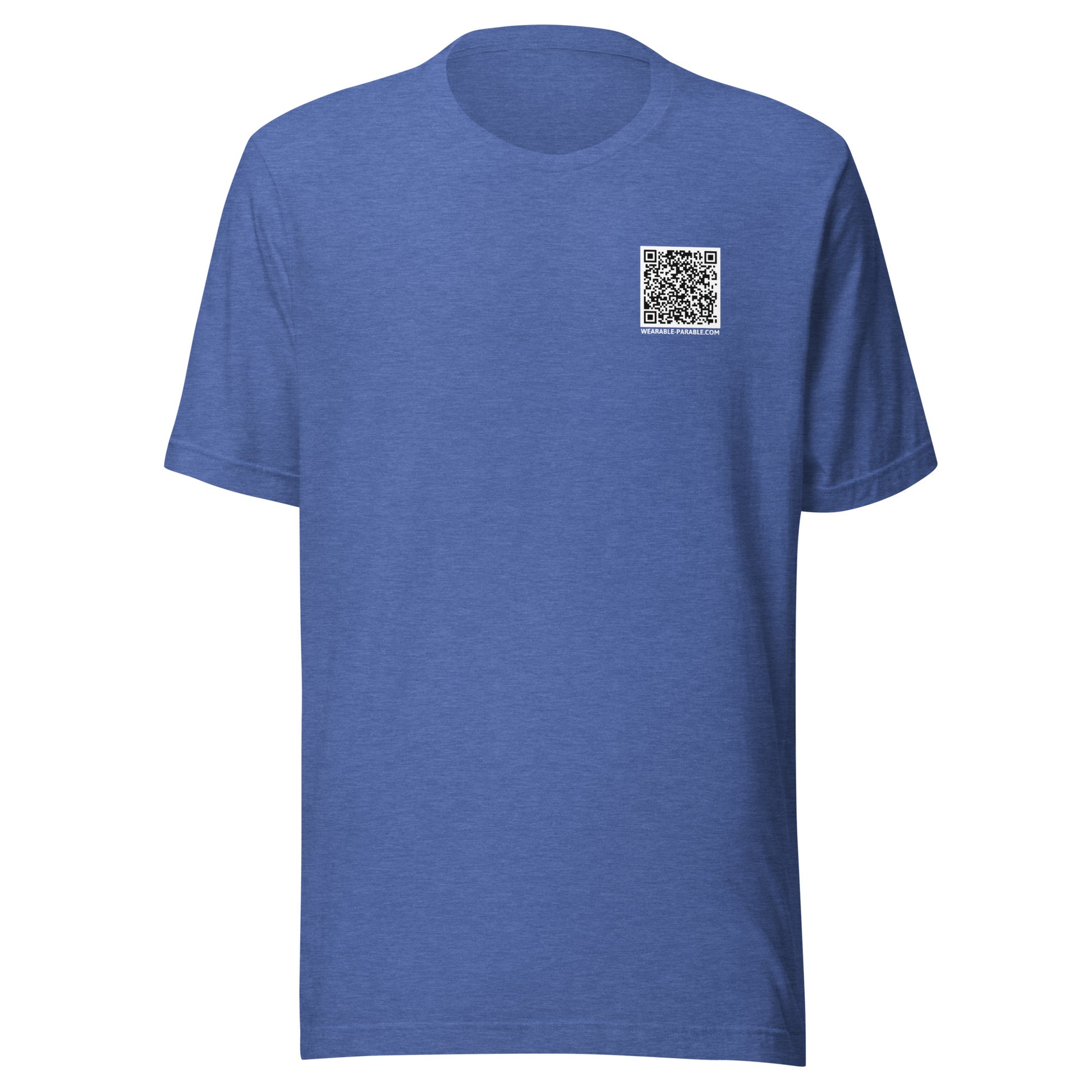 I'm Just Passing Through t-shirt  heather true royal blue