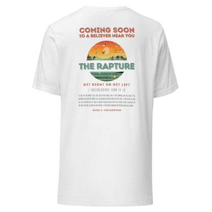 The Rapture t-shirt back white