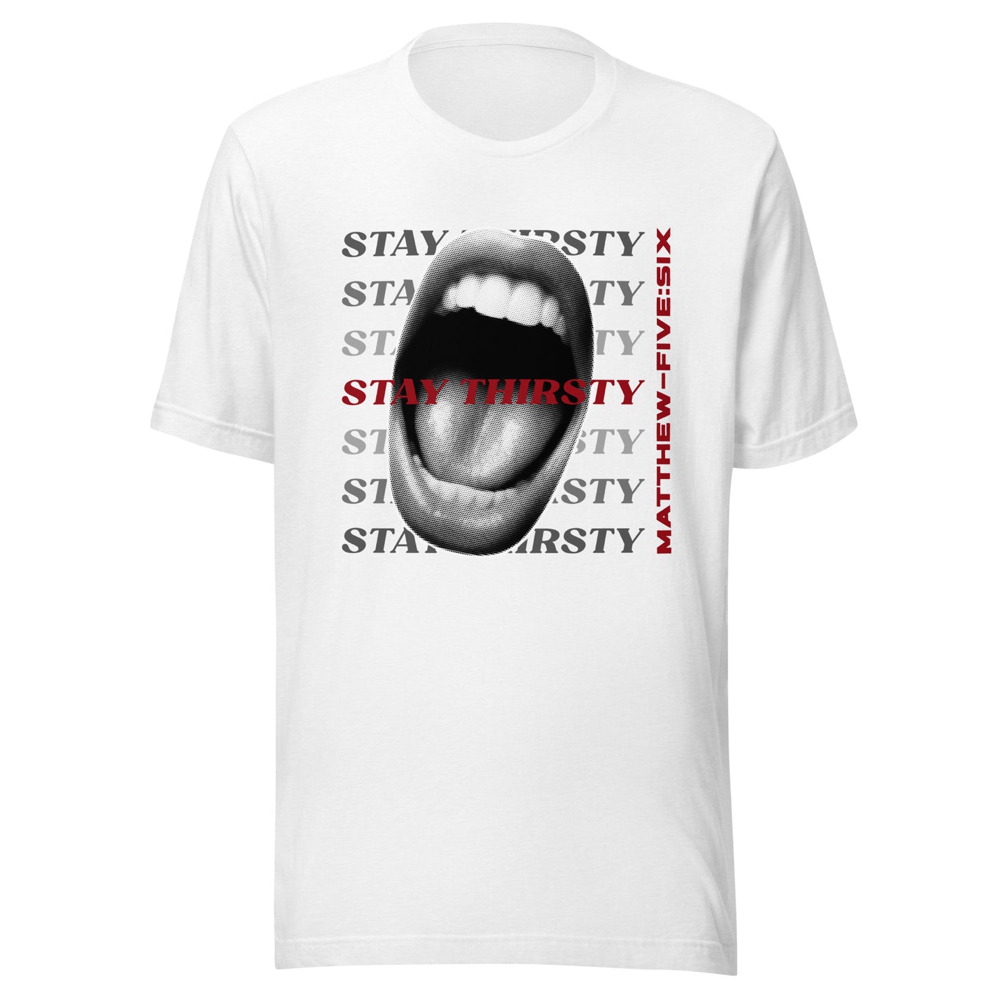 Thirsty t-shirt white