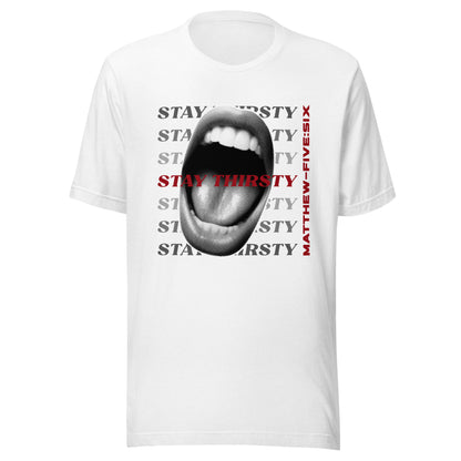 Thirsty t-shirt white