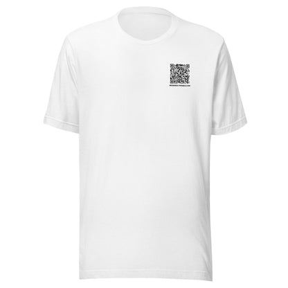 I'm Just Passing Through t-shirt front white