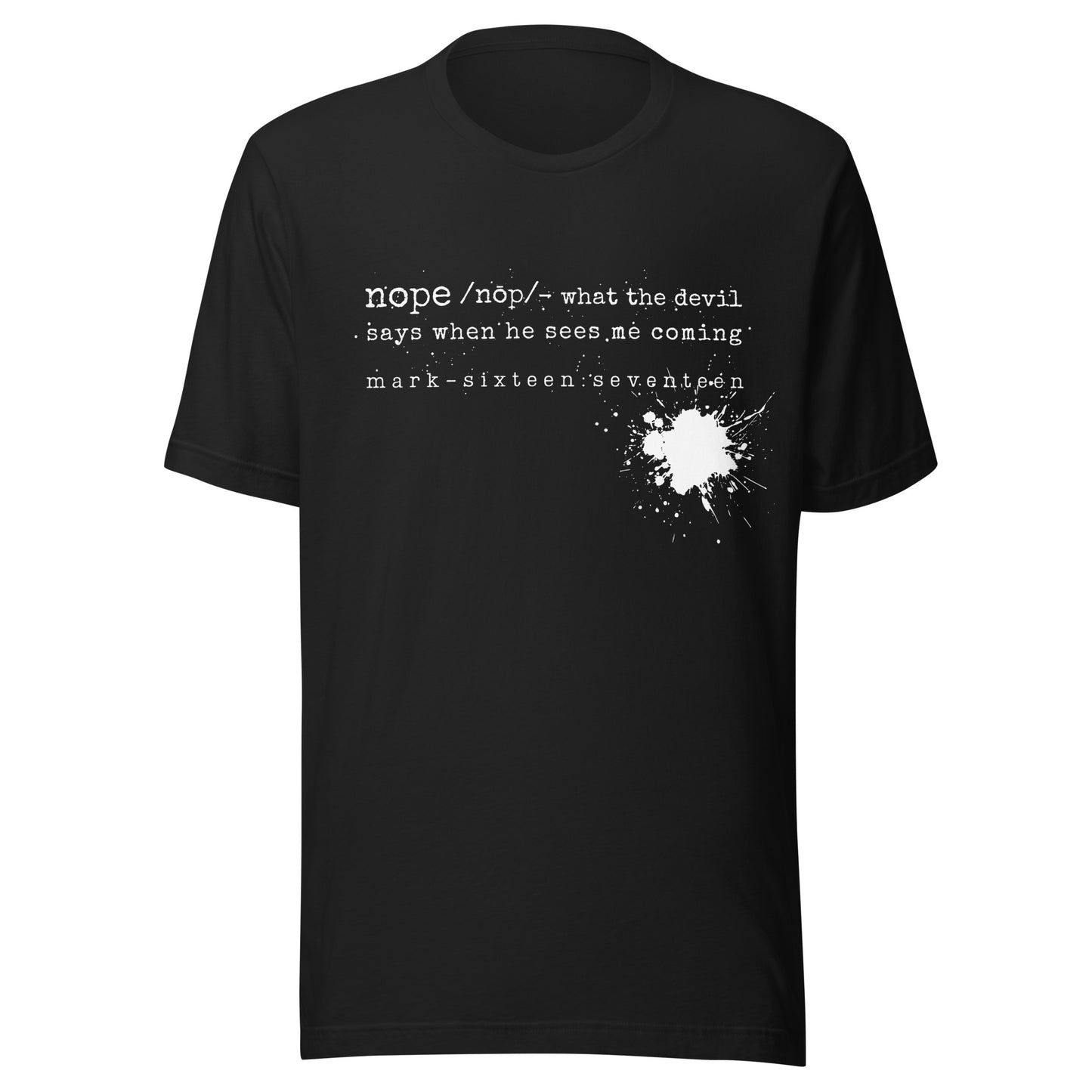 Nope t-shirt vintage black