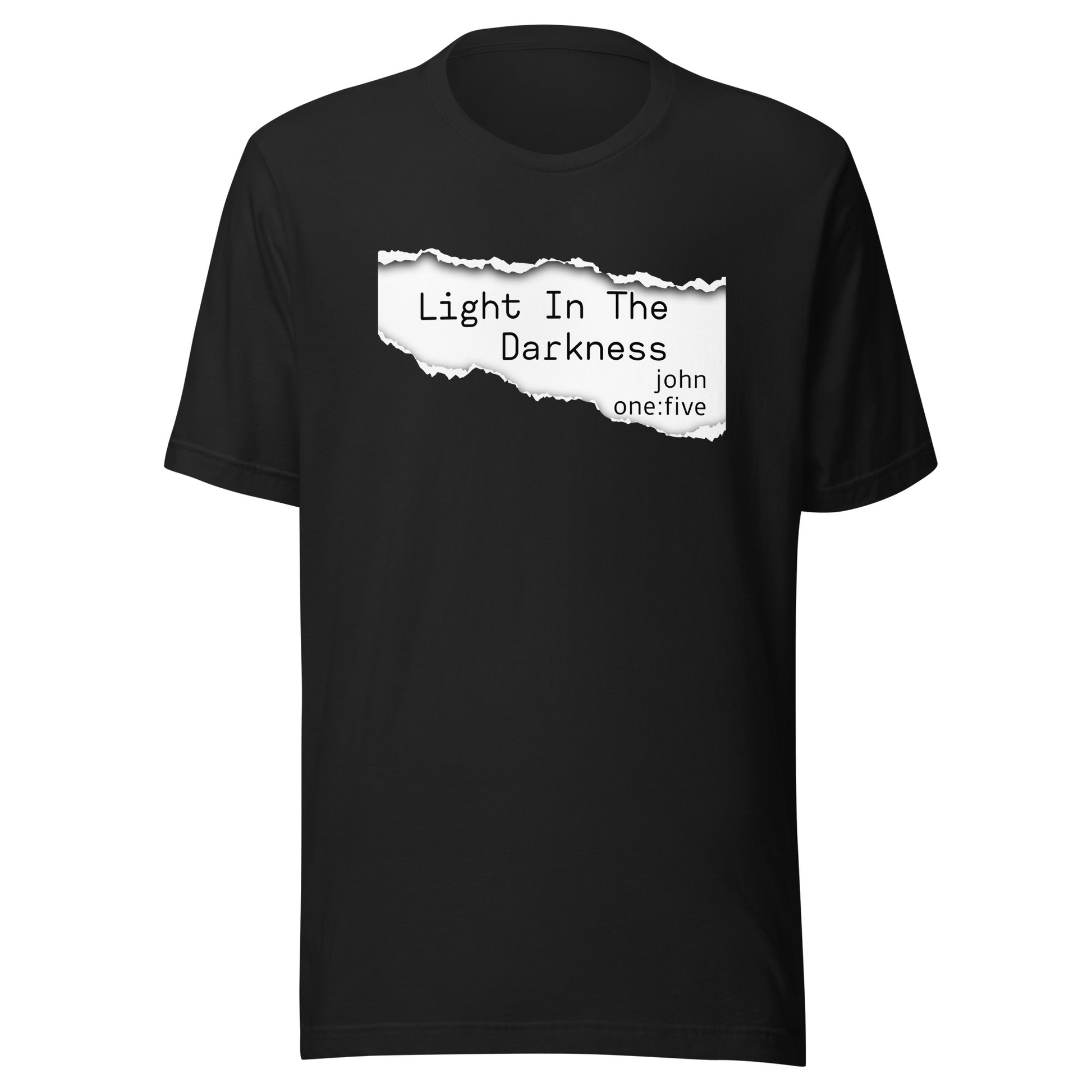 Light In The Darkness t-shirt vintage black