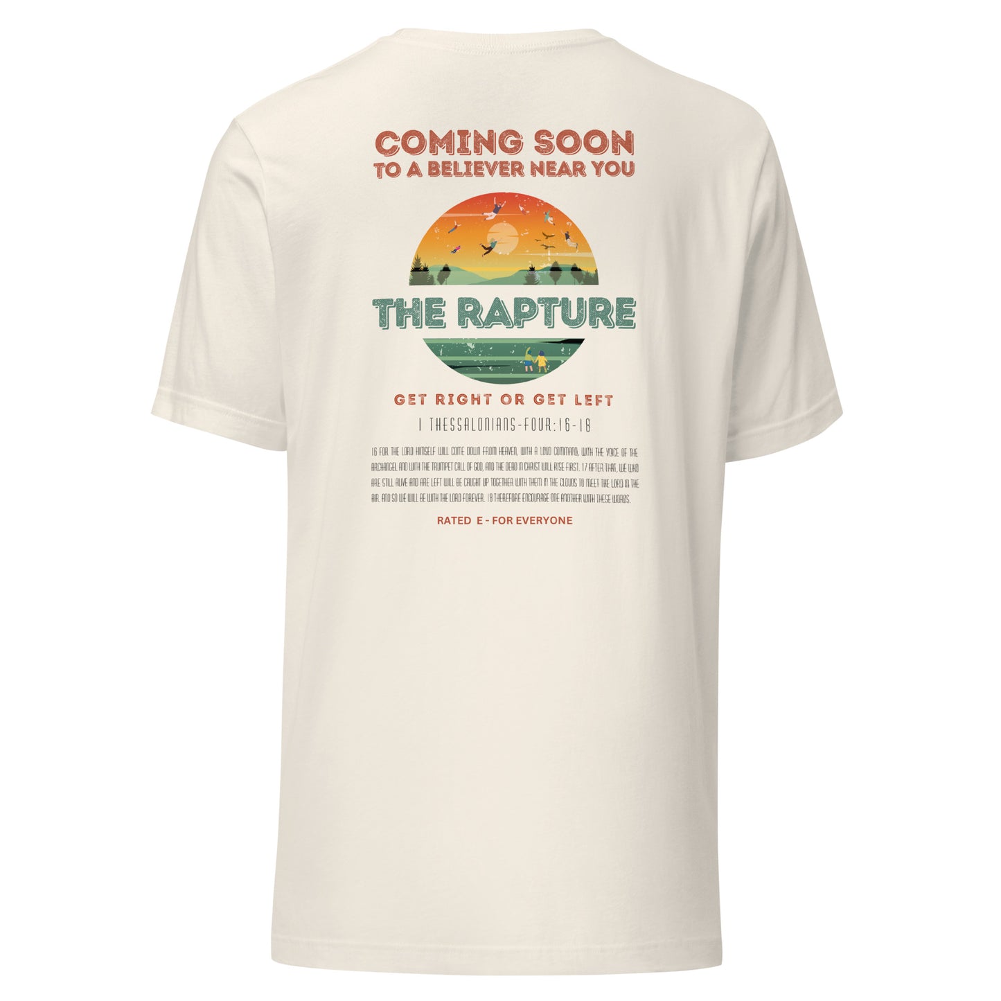 The Rapture t-shirt back vintage white