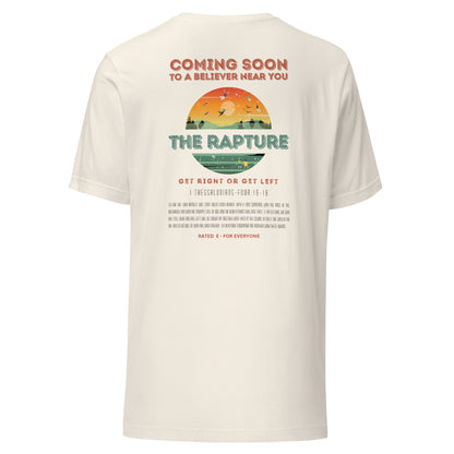 The Rapture t-shirt back vintage white