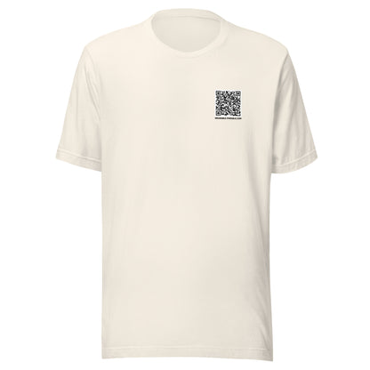 The Rapture t-shirt front vintage white