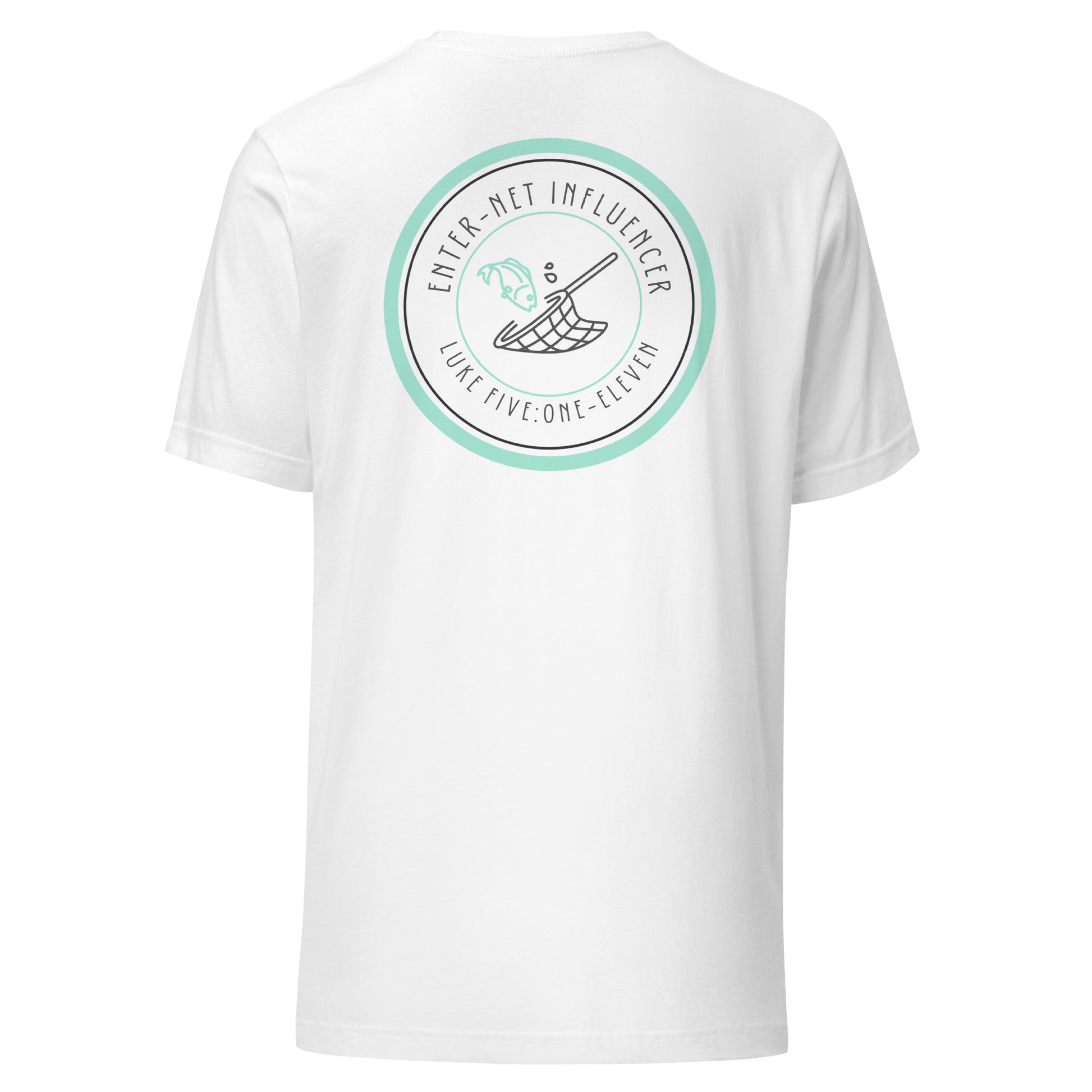 Enter-Net Influencer short sleeve t-shirt white
