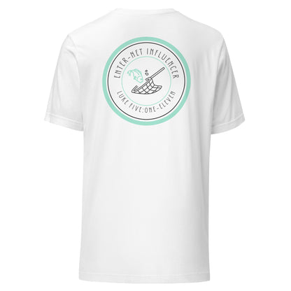 Enter-Net Influencer short sleeve t-shirt white