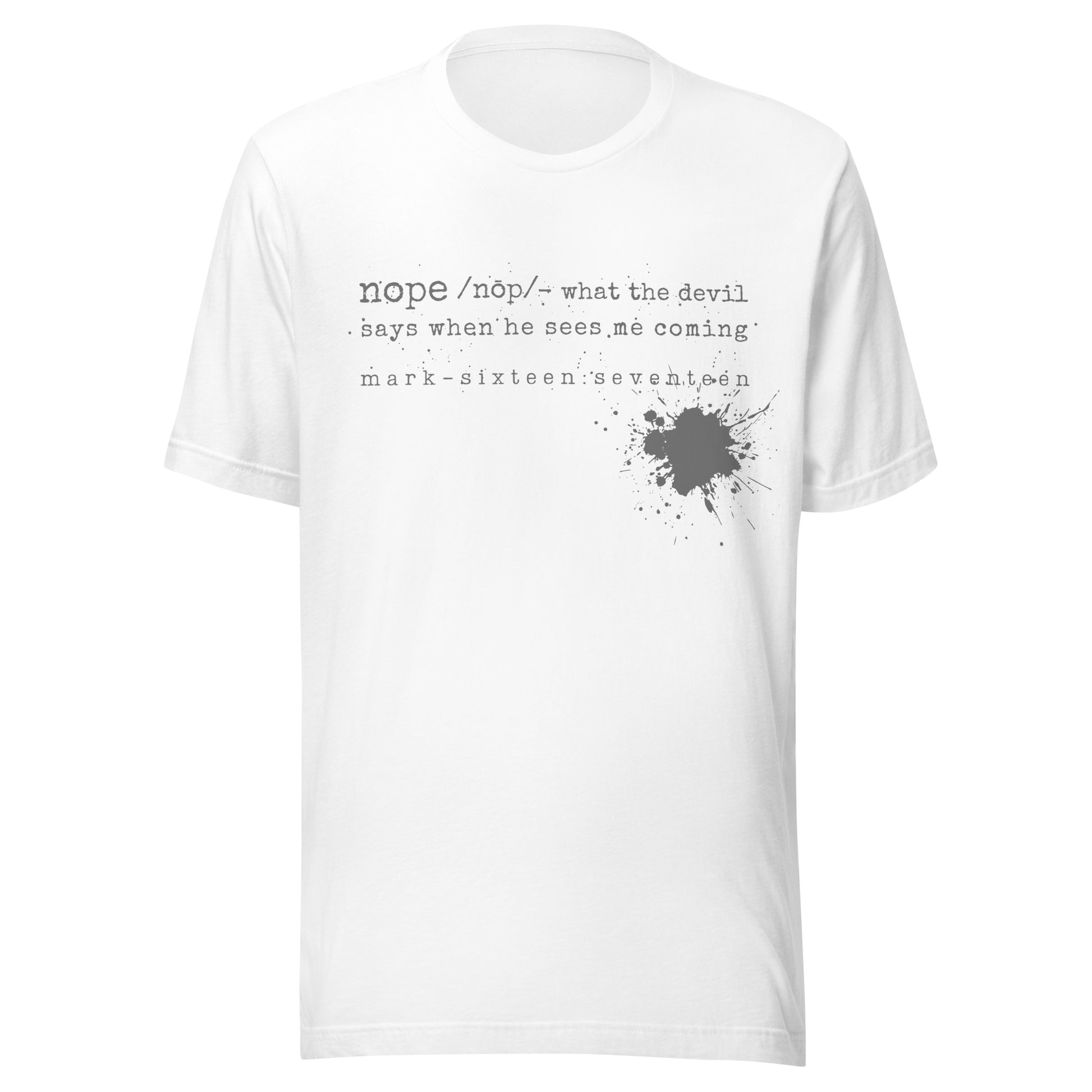 Nope t-shirt white